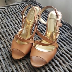 Coach Heeled Sandal